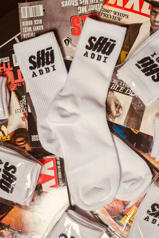 sHū addi logo socks